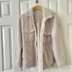 abercrombie women’s sherpa jacket